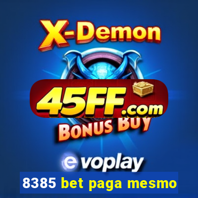 8385 bet paga mesmo